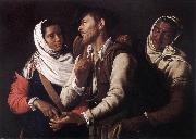 Simon Vouet The Fortuneteller painting